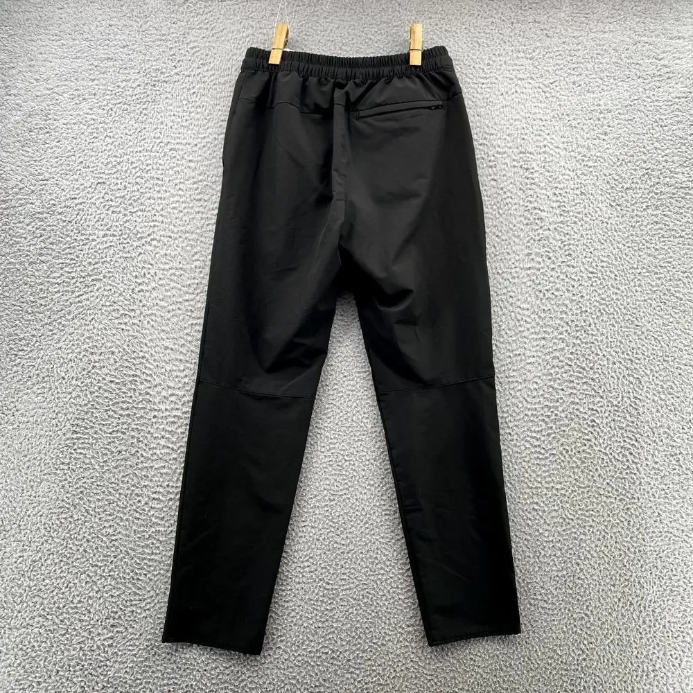Banana Republic Jogger Pants Mens 30X32 Black Slim Tapered Chino Academia Preppy